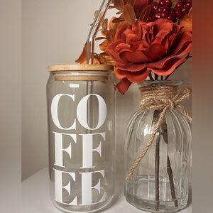 COFFEE Glass Tumbler